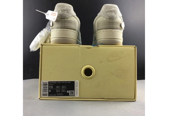 CN2405-902 Scott  FORCE 1 NIKE AIR  White Travis x Grey 0204